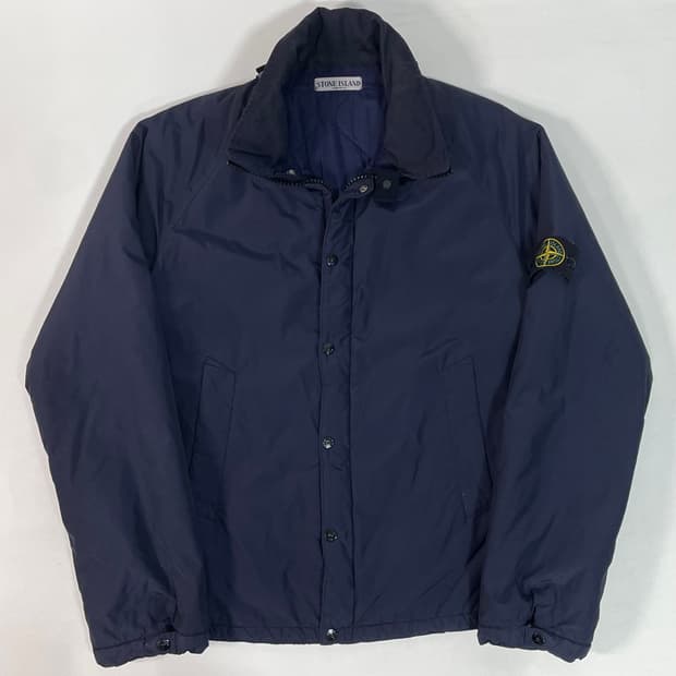스톤아일랜드 네이비 나일론 바람막이 점퍼 (on.64)   
