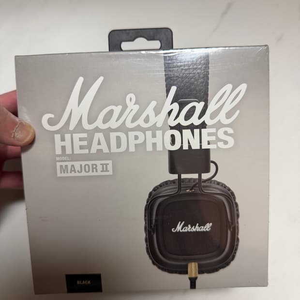 마샬 메이저 2 유선 헤드폰(Marshall Major II Wired 