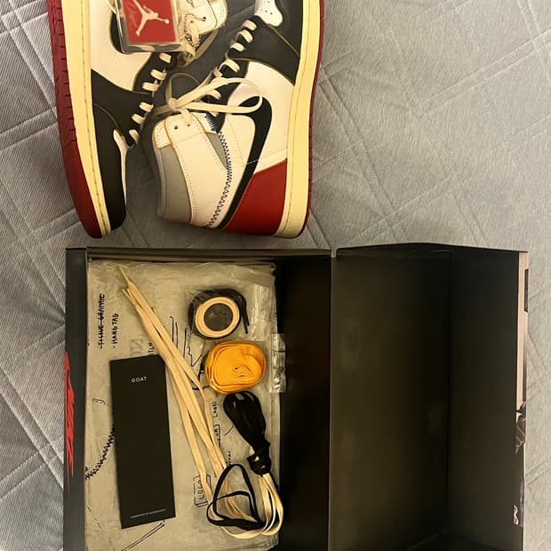 [290] 조던 1 하이 유니온 블랙토