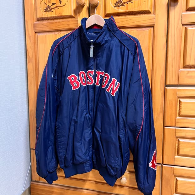 90s 마제스틱 보스턴 레드삭스 웜업자켓 XL