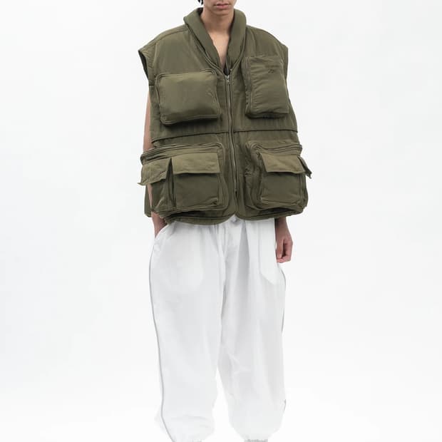 헤드 메이너 x 리복 오버사이즈 포켓티드 베스트 Hed mayner x 