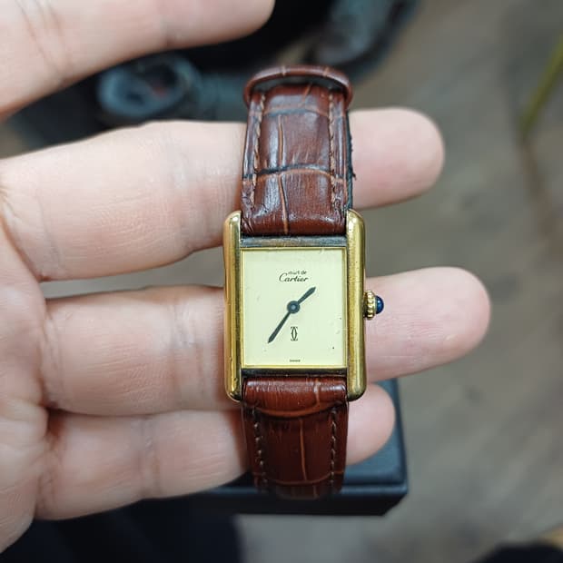 까르띠에 머스트 탱크 빈티지 워치 시계