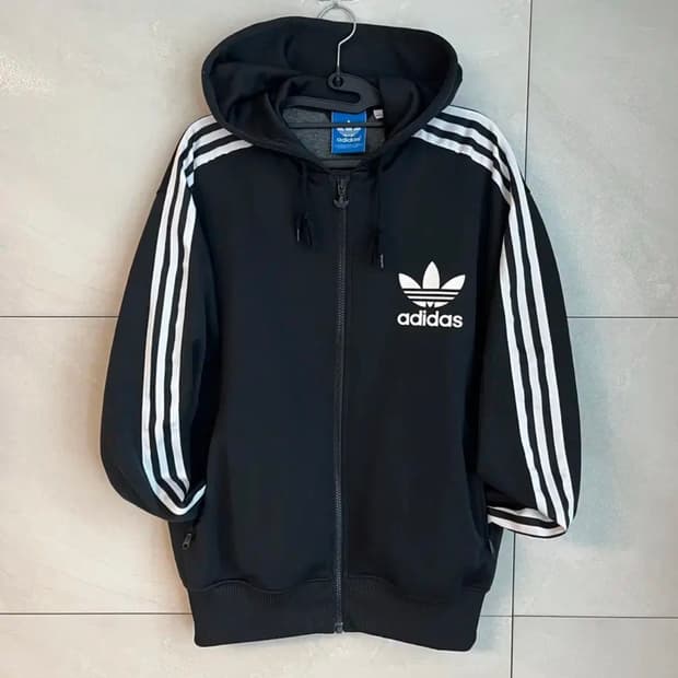 [110] 아디다스 파이어버드 대장 후드 져지 블랙