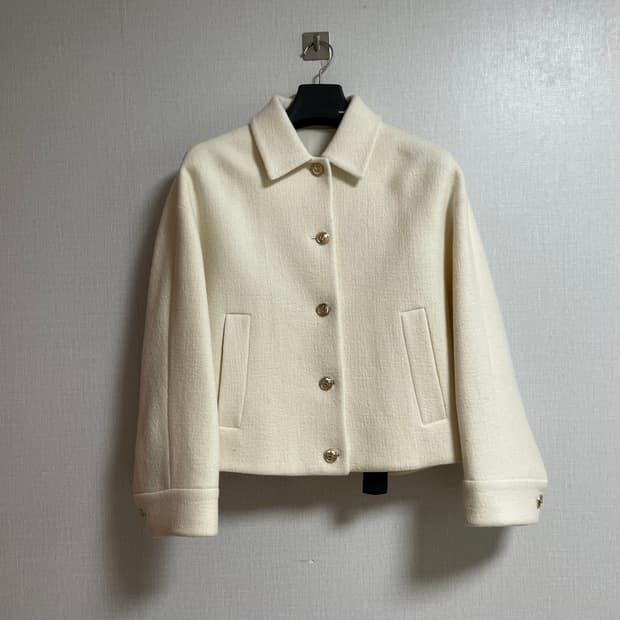 (새상품)[34]준지 모100 크롭 자켓