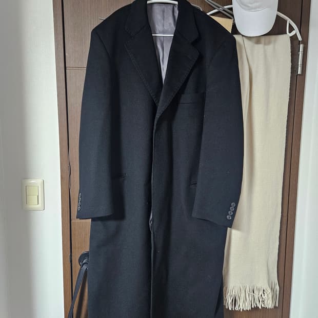 캐시미어 100% 싱글코트