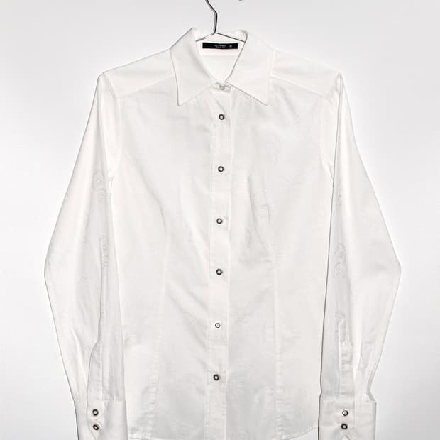 Cotton Paisley Pattern Shirt