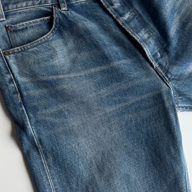 셀린느 23fw 커트 유니언 워시 데님 진