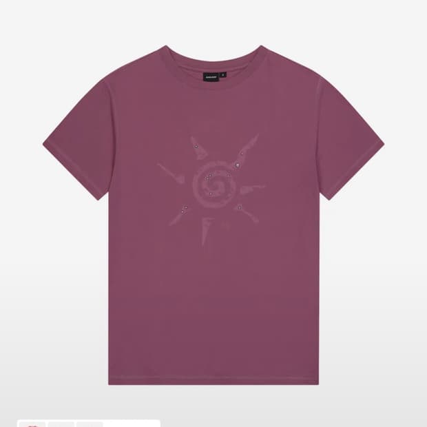 아캄 반팔 Studded Sun Half Top (Vintage Pink