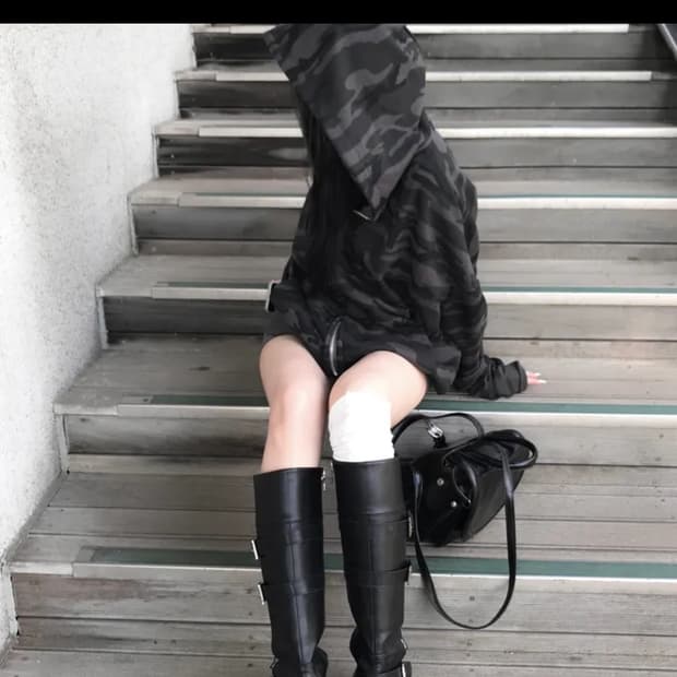 쿄이 카모 후드 집업