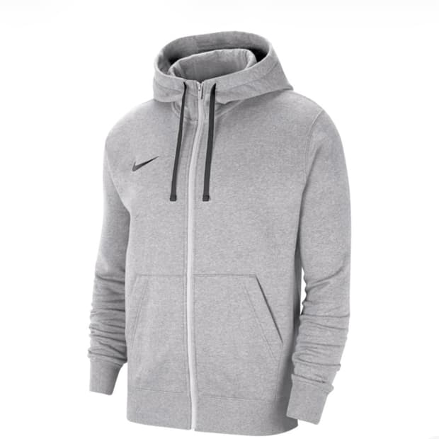 나이키 파크 스우시 풀 집 후드 그레이 헤더