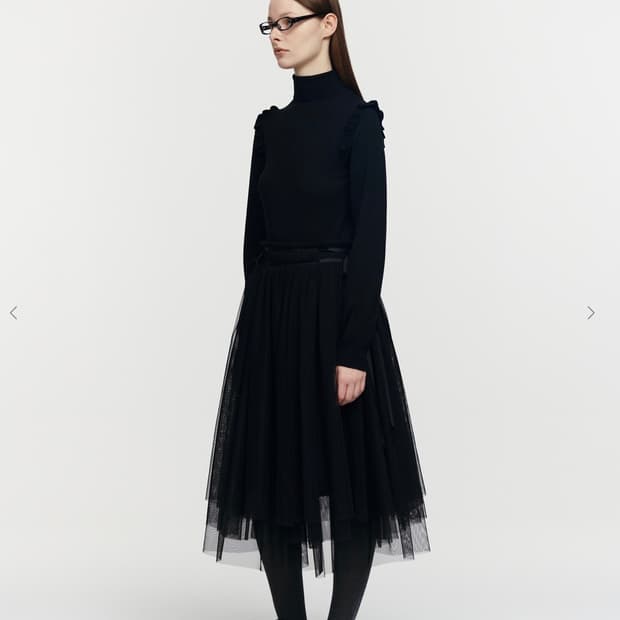 버뮬라 RIBBON TULLE SKIRT