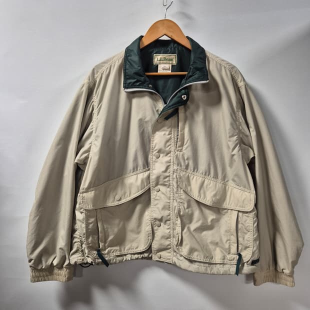 L.L.Bean 베이지색 바람막이 자켓 M사이즈(상태A급)
