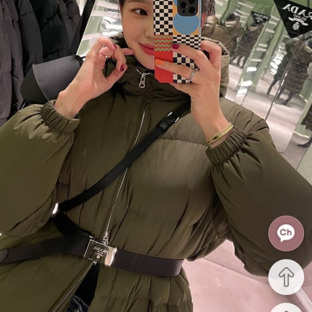 마리마켓 덕다운 롱패딩 롱마리 판매합니다