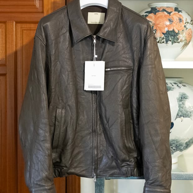 포터리 고트 레더 자켓 다크 브라운 4 새상품