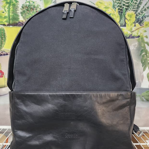 캘빈클라인 백팩 레더 믹스 백팩 BD26