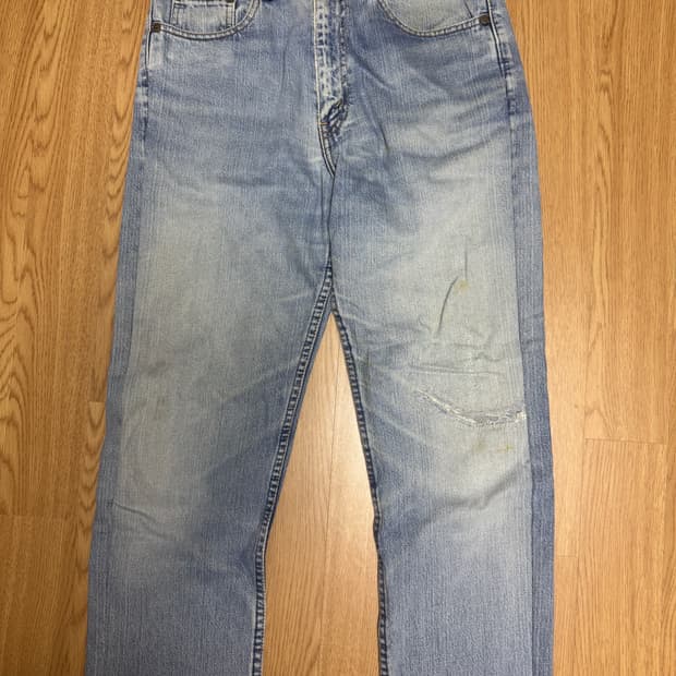 나이트웍스 리바이스 진 판매 허리단면 : 39