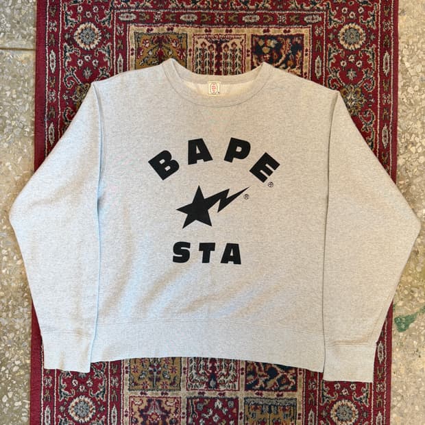 00s 올드베이프 베이프스타 스웻셔츠 [ 100-105 ]