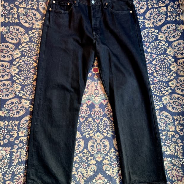 00s 리바이스 맥시코 501 블랙진