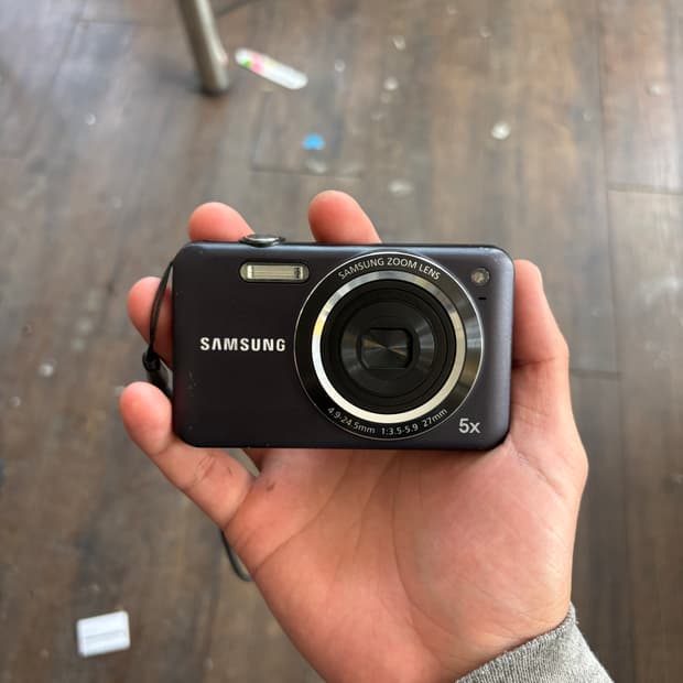 삼성 블루 es75 디지털카메라