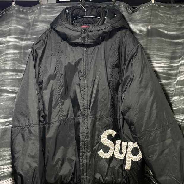 슈프림 16FW 사이드라인 투톤 패딩 자켓 L