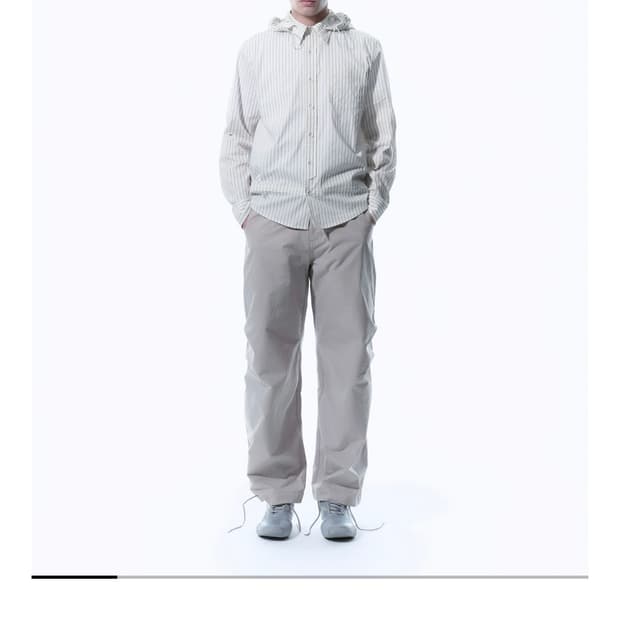 POPLEX DART PANTS [LIGHT GREY] 2