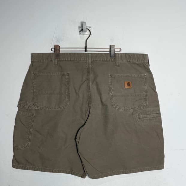 칼하트 카키색 카고 반바지