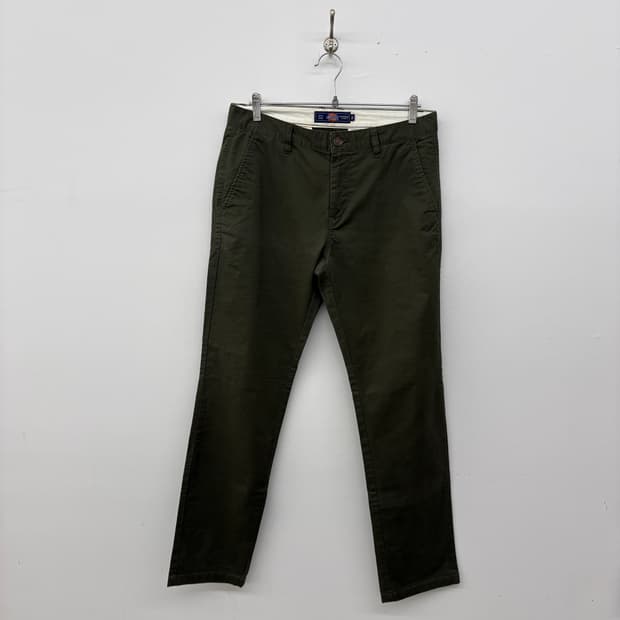 디키즈 카키색 코튼팬츠 32in