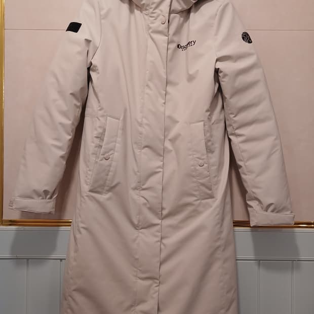 디스커버리 정품 여성 패딩 85 사이즈