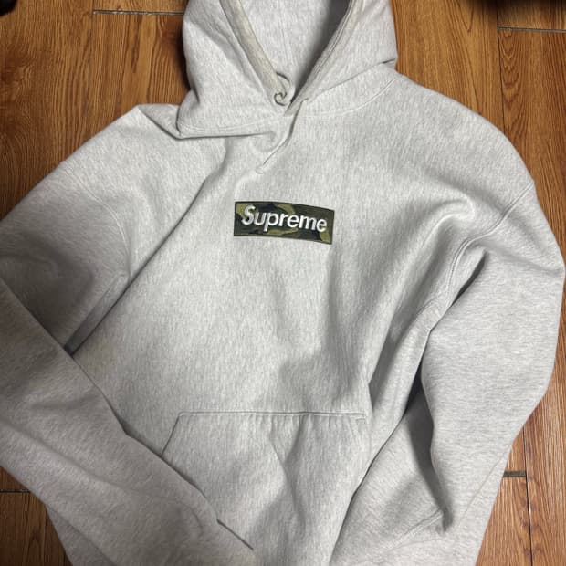 슈프림 박스로고 후드 카모