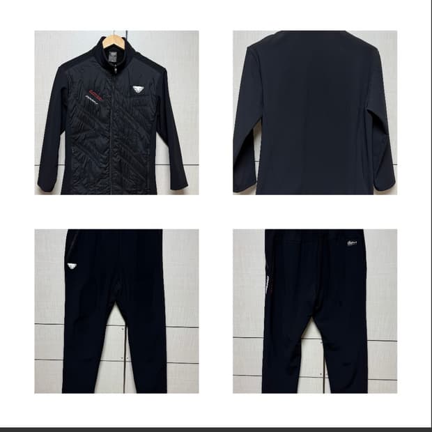 다이나핏 블랙  기모 상하의 세트  겨울용 사이즈 100 남 여공용