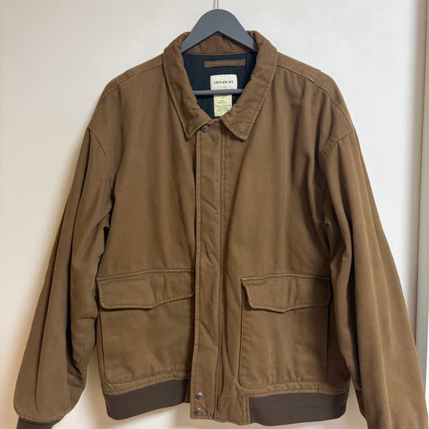 [L]24fw 카키스 스테이션 자켓 브라운