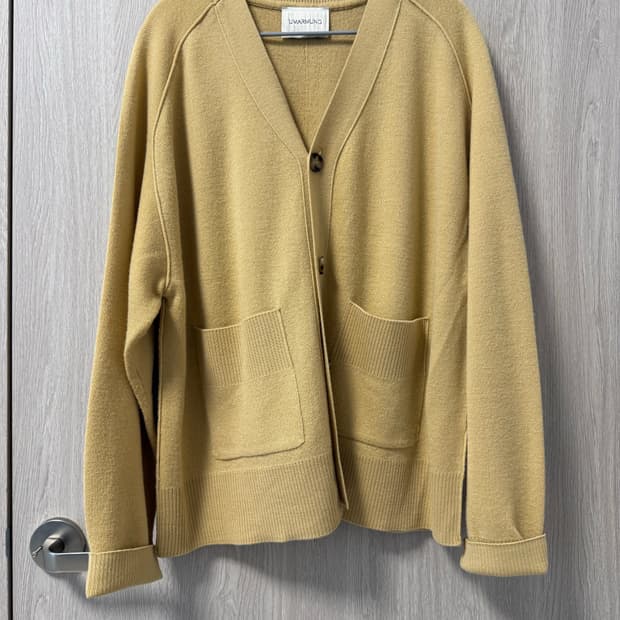 우마뭉 가디건 옐로우 M