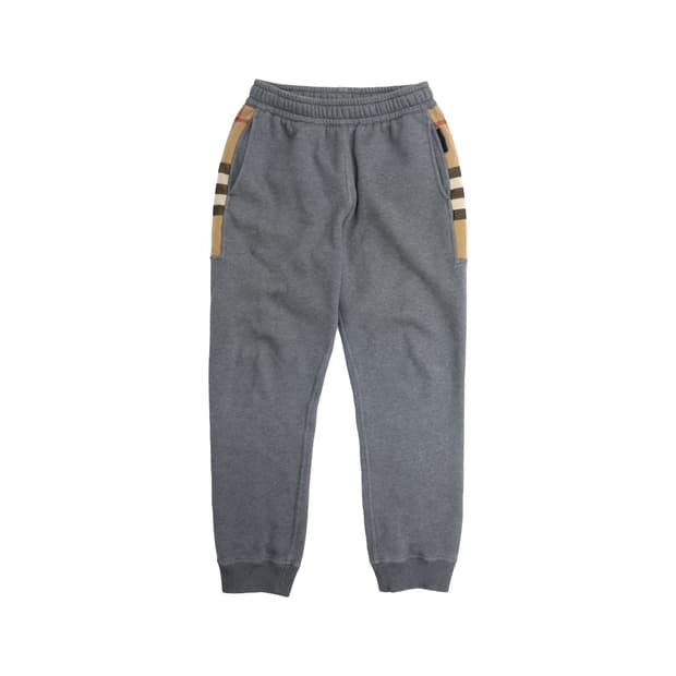 버버리 8048220 체크 조거 팬츠 코튼 폴리에스터 