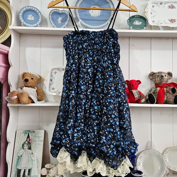 no0327플로럴 2way  롱원피스 / 튜브 원피스