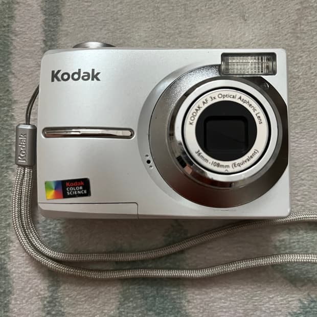 코닥 c613 펄 화이트 빈티지 디카 카메라