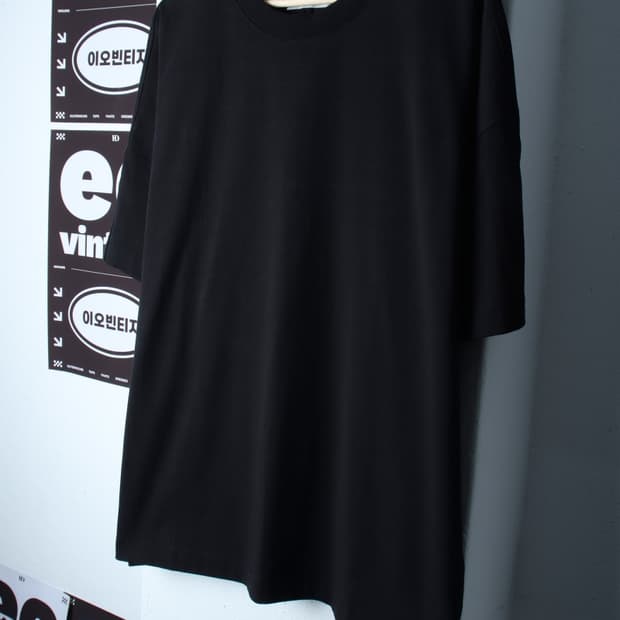 (XL-2XL) 세븐셀라 반팔 티셔츠 빅사이즈 오버핏 무지-H35427