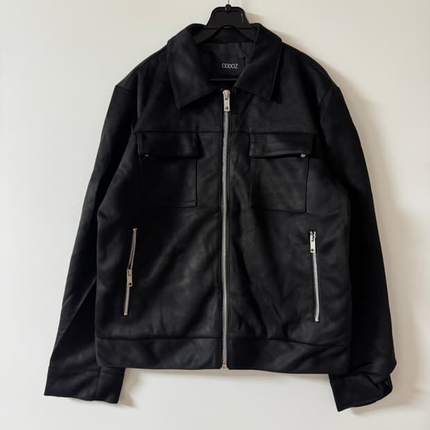 새상품 남자 스웨이드 싱글자켓