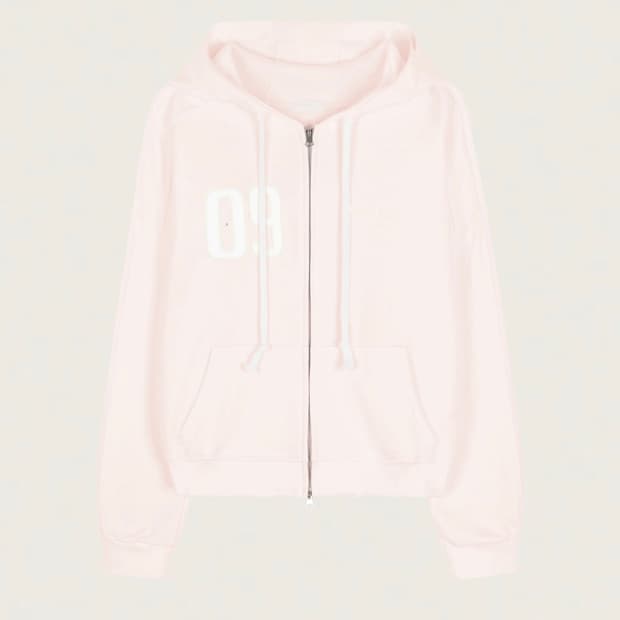 (미개봉) 클리시어 09 넘버링 후드집업 핑크 🩷