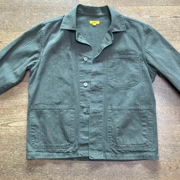 더레스큐 킬로이 자켓 올리브 L 팝니다