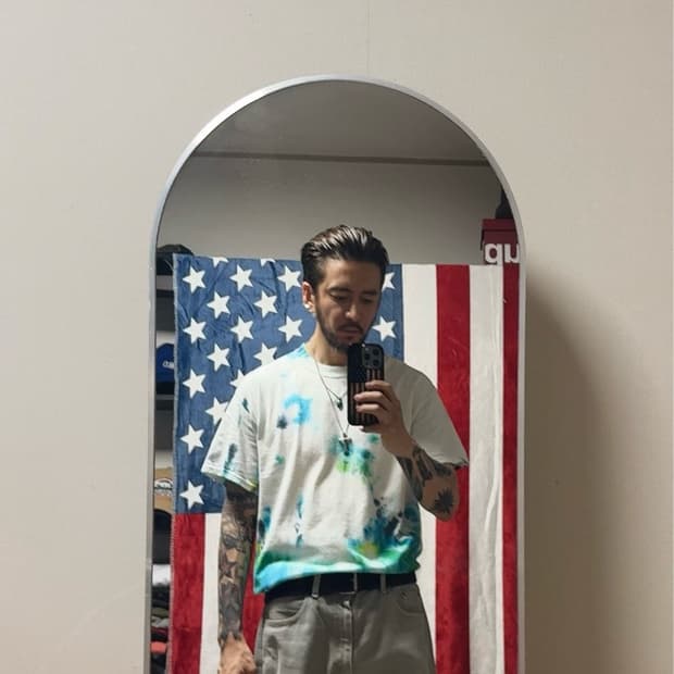 길단 타이다이 빈티지 반팔티셔츠 Gildan Tie Dye T  [L]