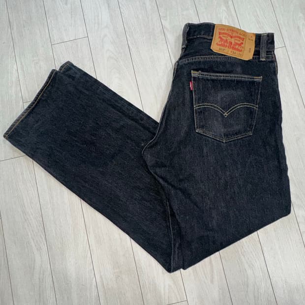 34] 리바이스 501 블랙 데님