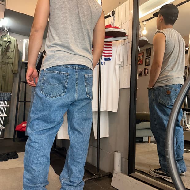 00’s Carhartt washed medium denim pants