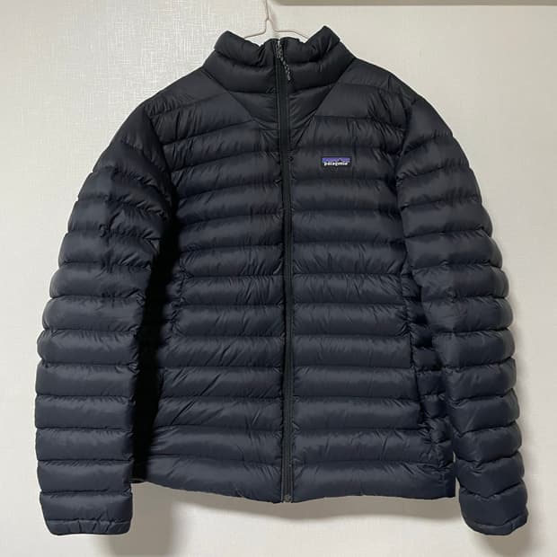 파타고니아 다운 스웨터 블랙 L