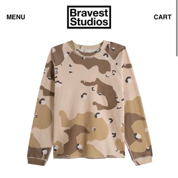 Bravest Studios 카모 롱슬리브 