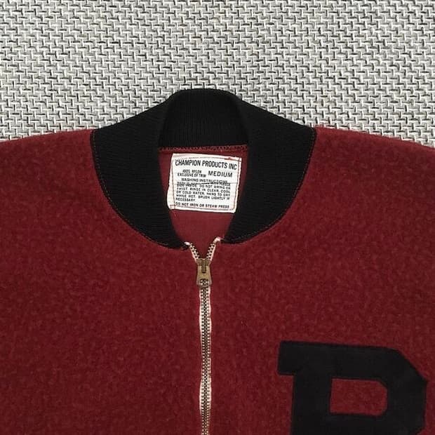 1960s quarter-zip athletic sweatshirt