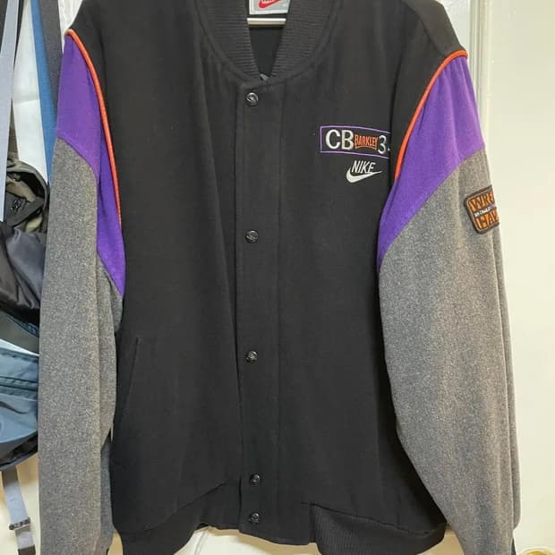 90s NIKE 나이키 찰스 Wreak Havoc 바시티자켓 105