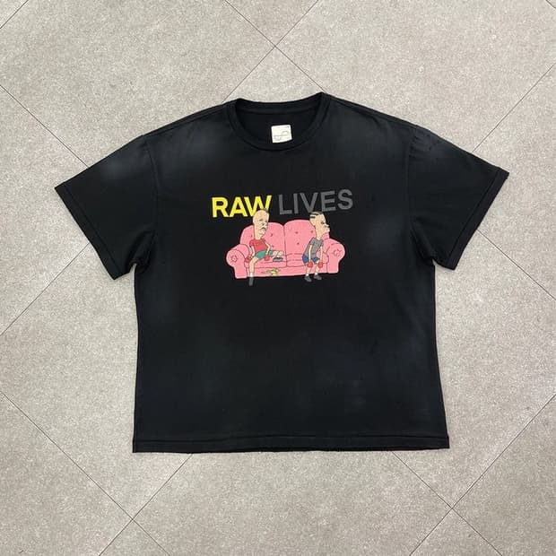 (2) 로스트타운서플라이 RAW LIVE t shirt