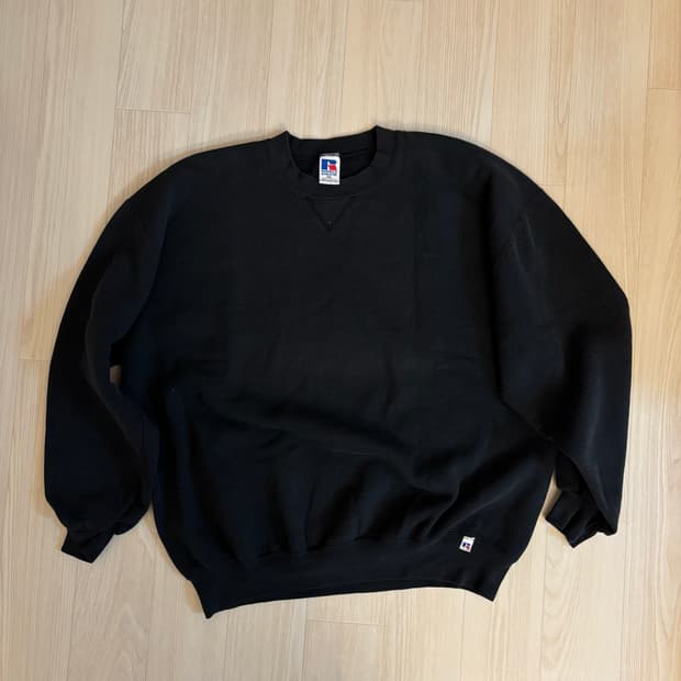 russell 블랙 스웻셔츠 usa