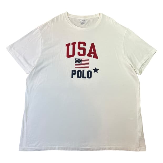 폴로 랄프로렌 USA 빅로고 반팔 티셔츠