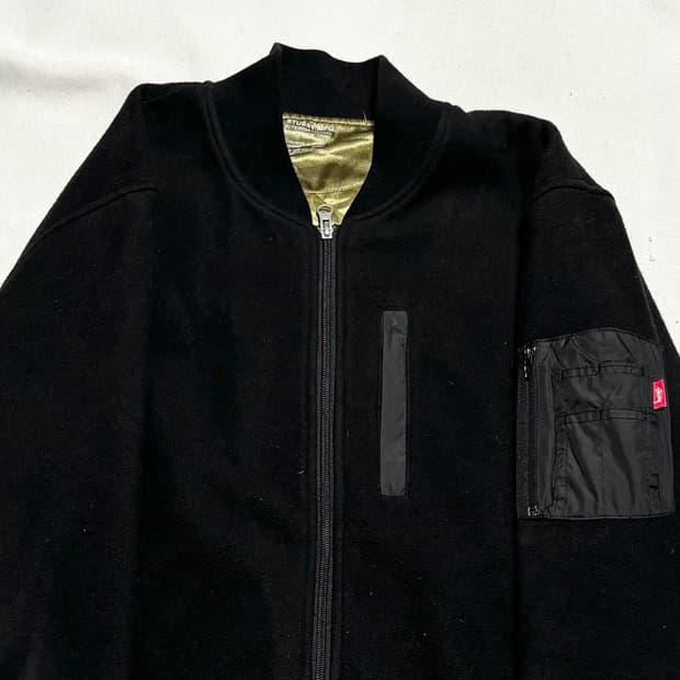 S 스투시 유틸리티 항공점퍼 플리스